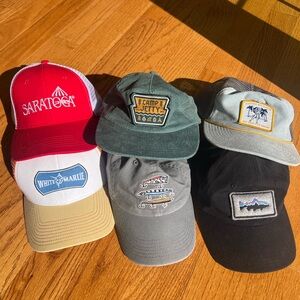 Patagonia Hat Corduroy Vintage Katin Jetty Nautical Surf Fishing Trucker Hat